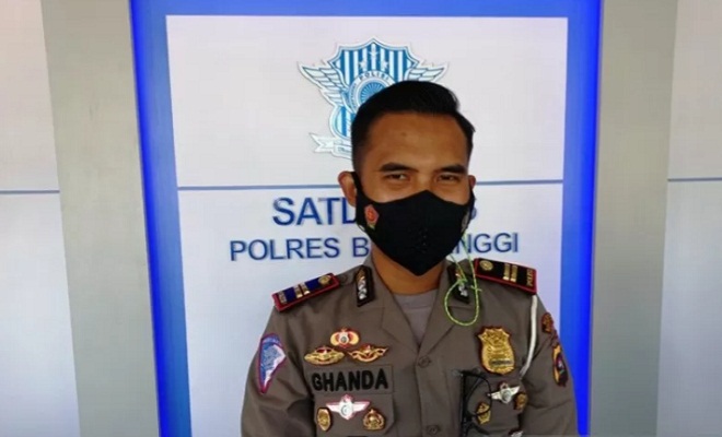 Kasat Lantas Polres Bukittinggi, Iptu Ghanda Novidiningrat.