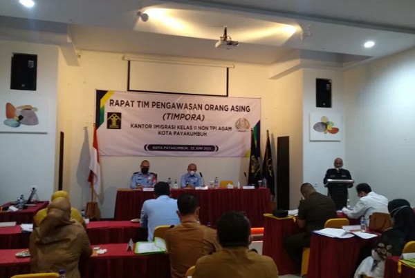 Pelaksanaan Rapat Tim Pengawasan Orang Asing oleh Kantor Imigrasi Wilayah II Non TPI Agam di Payakumbuh,