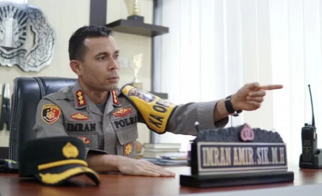 Kapolresta Padang Kombes Pol Imran Amir.