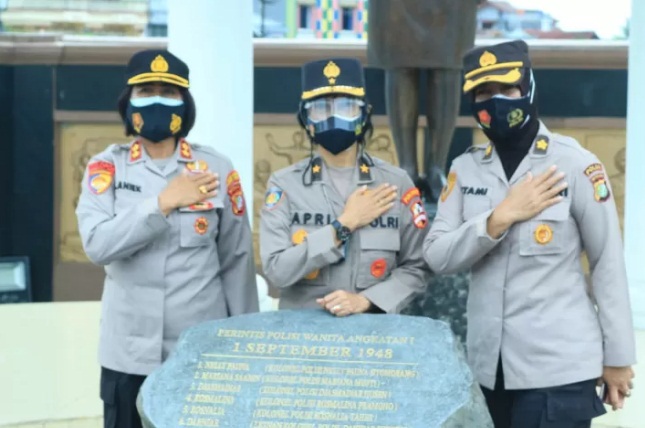 Napak tilas sejarah Polwan di Bukittinggi.