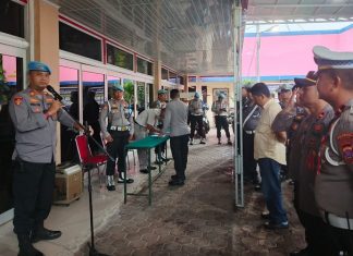 Polresta Padang lakukan pengecekan Kelengkapan Surat, Kelayakan hingga Kebersihan Senpi Personil